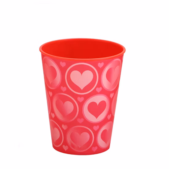 Sedex Audit Factory personnalisé 300 ml en plastique PP dur réutilisable tasse de boisson froide lenticulaire 3D avec logo de l'entreprise