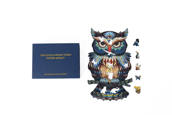 Livraison directe Amazon offre spéciale Puzzle 3D en bois Puzzle éléphant coloré Puzzle