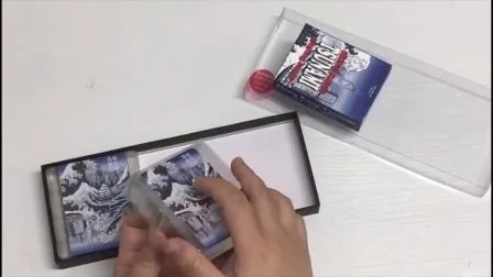 Emballage personnalisé en papier d'aluminium pour cartes de jeu de haute qualité